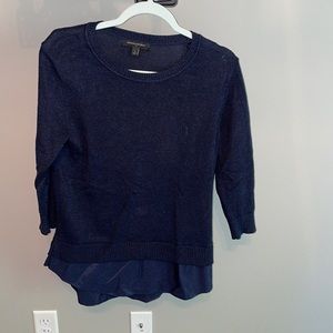Faux layer sweater